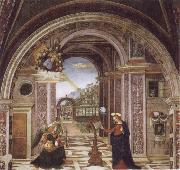 Bernardino Pinturicchio Annuciation painting